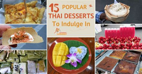 The 15 Most Delightful Popular Thai Desserts To Indulge In