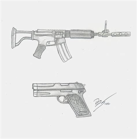 punisher guns by Nomad55 on deviantART