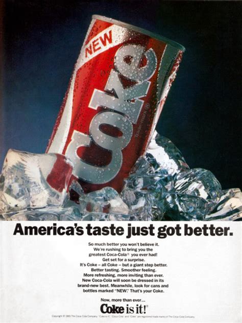 New Coke, 1985