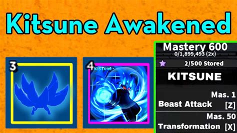 Blox Fruits - Kitsune Awakening in Update 20! - YouTube