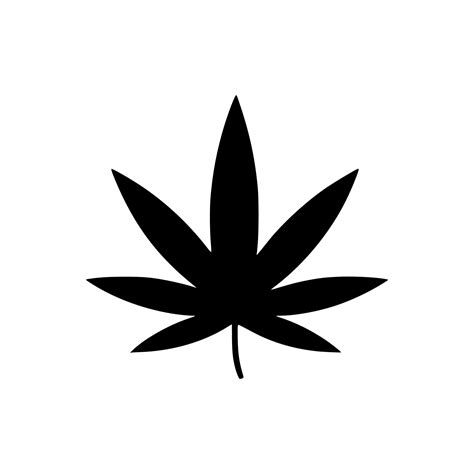 Marijuana Leaf Silhouette Vector Art, Icons, and Graphics for Free Download