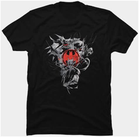 Batman And The Red Logo T-Shirt