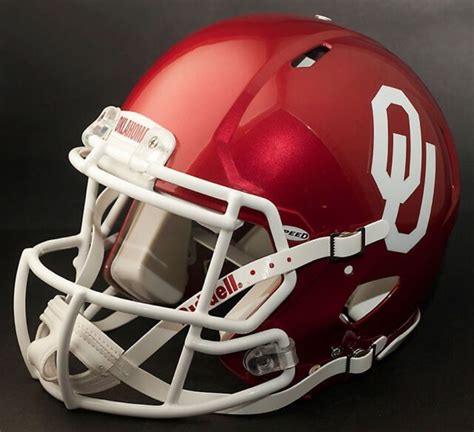 OKLAHOMA SOONERS NCAA Riddell SPEED Full Size Authentic Football Helmet ...