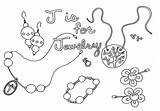 Earrings Coloring Pages At GetDrawings  Free Download sketch template