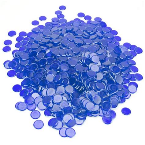 1000 Pack Blue Bingo Chips - Free Transparent PNG Download - PNGkey