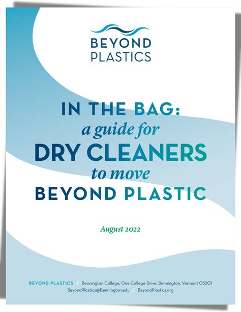 New Beyond Plastics Guide Helps Dry Cleaners Reduce the Use of Plastic — Beyond Plastics ...