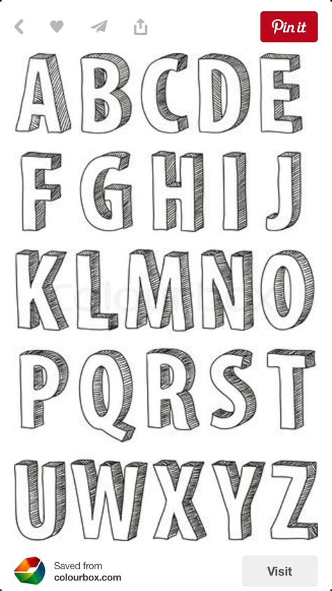Types Of Alphabet Letters Fonts