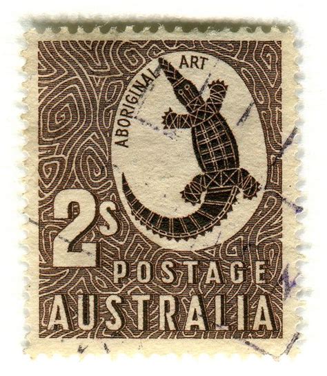 Australia Postage Stamp: Aboriginal Art | Postage stamp art, Aboriginal ...