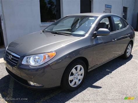 2008 Carbon Gray Metallic Hyundai Elantra GLS Sedan #14147556 | GTCarLot.com - Car Color Galleries