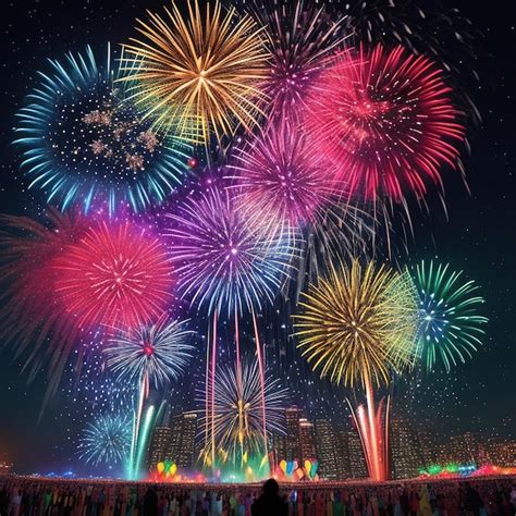 Premium AI Image | Fireworks and celebration