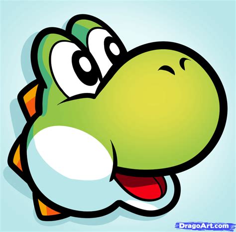 How to Draw Yoshi Easy, Step by Step, Video Game Characters, Pop ...