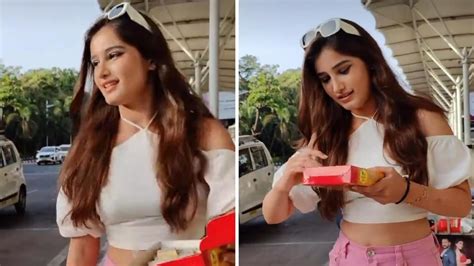 Raveena Tandon's daughter Rasha distributes sweet packets among paparazzi | Bollywood ...