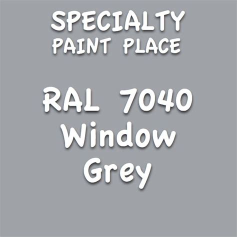 RAL 7040 Window Grey 16oz Aerosol Can | Ral color chart, Ral colours, Specialty paints