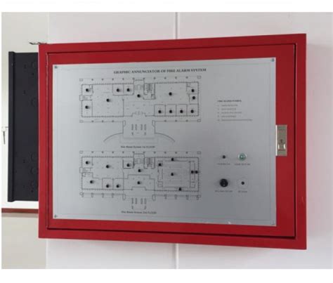 LOCAL Graphic Annunciator Panel one color Aluminium plate Size A3