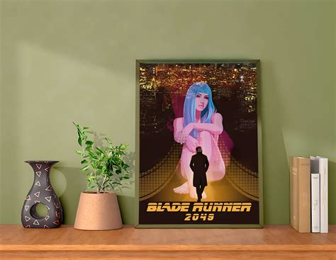 Blade Runner 2049 Hand Drawn Poster, Custom Cotton Canvas Wall Art ...