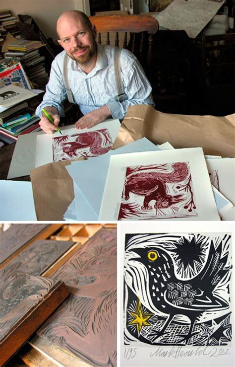 Mark Hearld linocuts | All Things Considered | Linocut prints, Linocut, Lino art