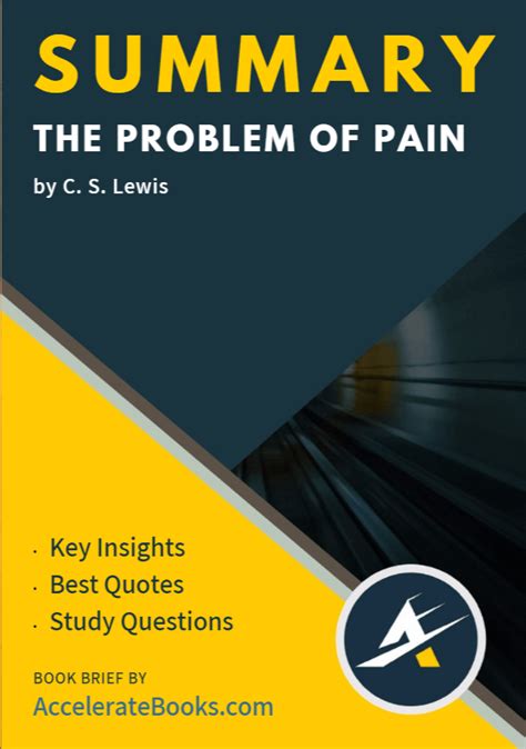 [ Book Summary ] The Problem of Pain by C. S. Lewis — Accelerate Books