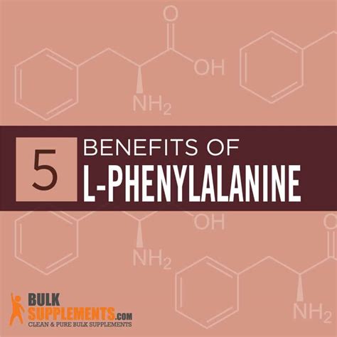 L-Phenylalanine: Benefits, Dosage & Side Effects