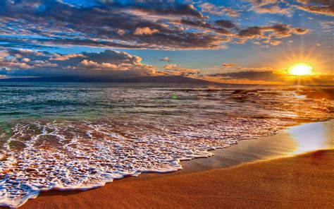 Beach sunrise wallpaper - Beach wallpapers - #28357