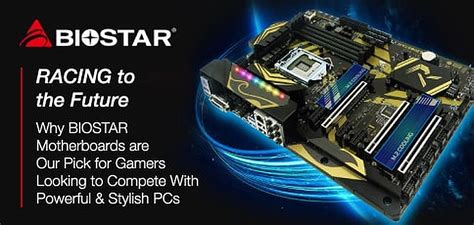 RACING to the Future: Why BIOSTAR Motherboards are Our Pick for Gamers ...