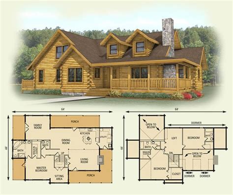 5 Bedroom Log Cabin Floor Plans - floorplans.click