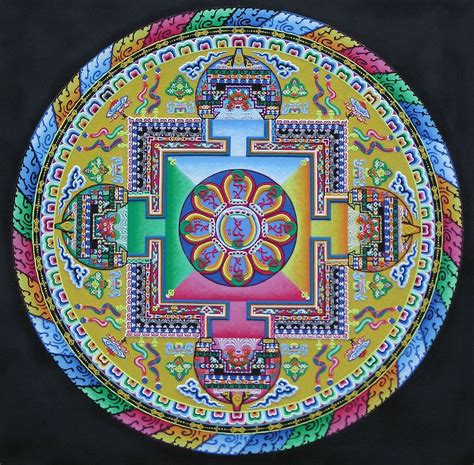 Mandala Sand Painting | | Buddha painting canvas, Sand painting, Mandala