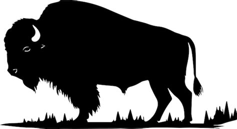 Premium Vector | Silhouette bison animal vector images