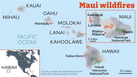 Hawaii fires map: Where wildfires have spread in Maui and what has ...