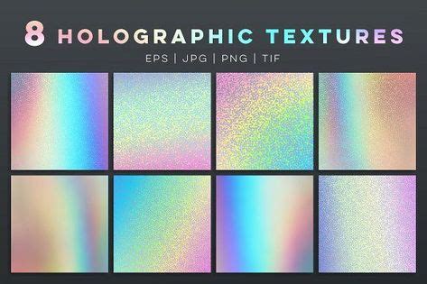 8 holographic textures and templates | Holograma