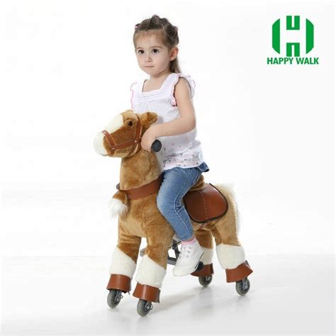 Brown Horse Walking Mechanical Horse Riding Horse Toy - China ...