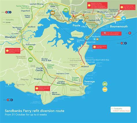 Sandbanks Ferry Closure from 31st October 2022 - morebus