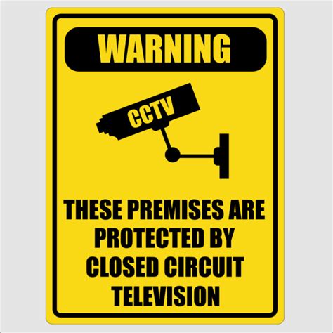 Warning CCTV Sign