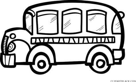 Free Bus Clipart Black And White, Download Free Bus Clipart Black And ...