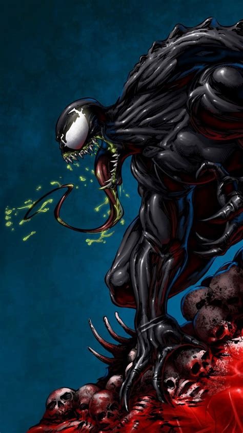 Venom Marvel Comics Artwork 4K Ultra HD Mobile Wallpaper