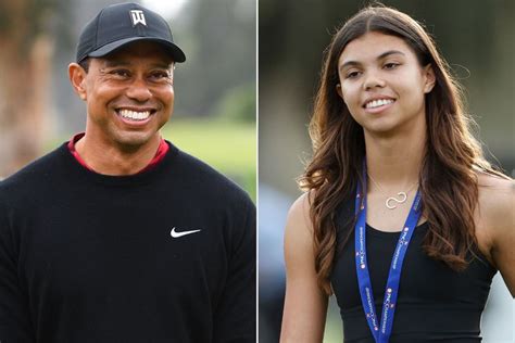 Tiger Woods’ Daughter Sam, 16, Serves as His Caddie for First Time