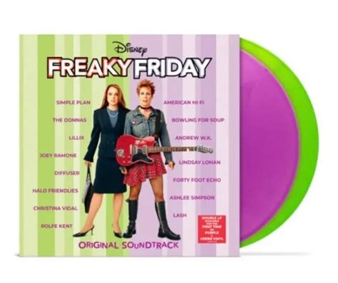 DISNEY FREAKY FRIDAY Original Soundtrack Purple & Green Colored Vinyl 2XLP $47.20 - PicClick