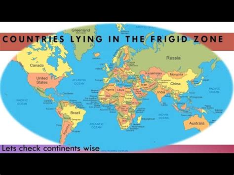 Countries lying in the frigid zone(Continents wise) - YouTube