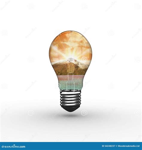 Composite Image of Empty Light Bulb Stock Illustration - Illustration of energy, fixture: 54248237