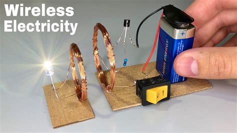 How to Make Wireless Power Transmission - DIY Wireless Electricity - AWESOME IDEA - YouTube