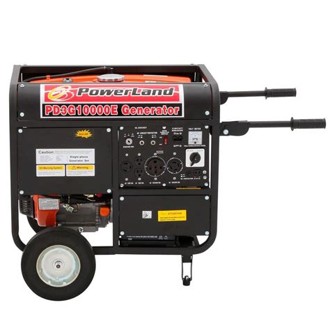 Powerland 8,000-Watt Tri-Fuel Powered Electric Start Portable Generator ...