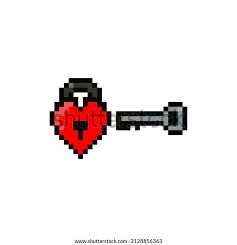 Pixel Art Key Illustration Vector Pixel Stock Vector (Royalty Free ...