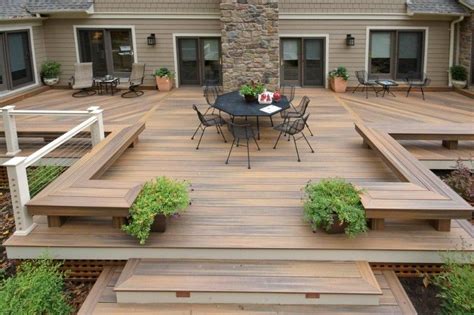 15 Modern Deck Design Photos - BeautyHarmonyLife | Backyard patio ...