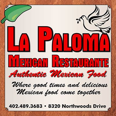 La Paloma Mexican Restaurante | Menu | Order Online | Delivery | Lincoln NE | City-Wide Delivery ...