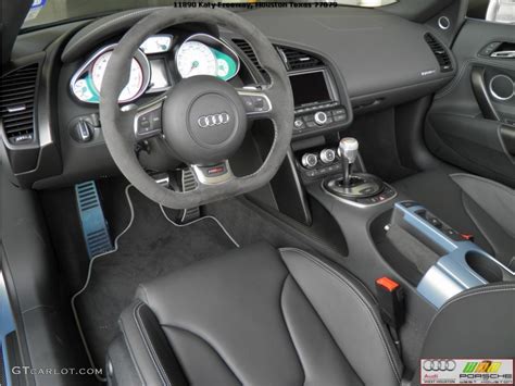 Black Interior 2012 Audi R8 GT Spyder Photo #68651578 | GTCarLot.com