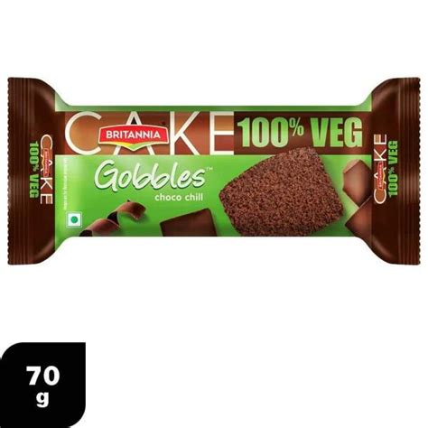 Britannia 100% Veg Choco Chill Sliced Cake 70 g - JioMart