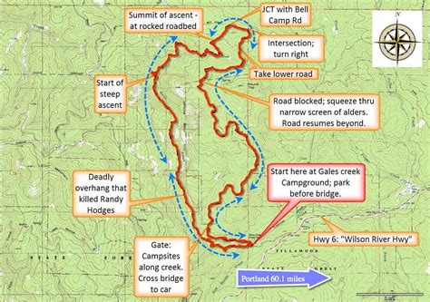 Map 19: Gales Creek Loop | Forest Hiker