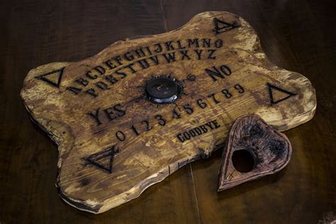 Real Ouija board Wood Hand-Sculpted by OrionOddities on Etsy