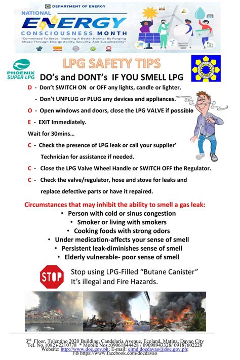 LPG SAFETY TIPS | Phoenix Fuels