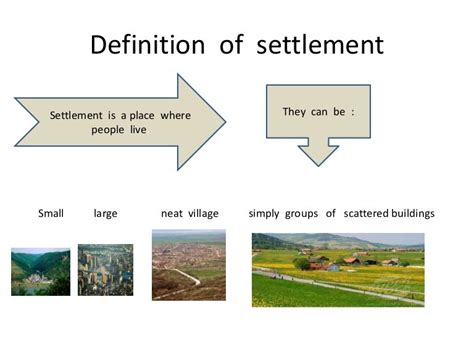 Settlement