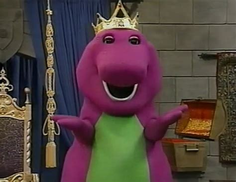 Barney's Magical Musical Adventure | Barney the dinosaurs, Dinosaur funny, Barney meme